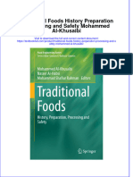 PDF Traditional Foods History Preparation Processing and Safety Mohammed Al Khusaibi Ebook Full Chapter