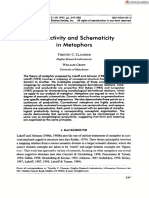 CLAUSNER and CROFT (1997) Productivity and Schematicity in Metaphors