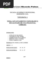 Levantamiento Topografico Estacionamiento URP