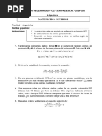 Consolidado 2 Evaluación Semipresencial 2024 - 10a