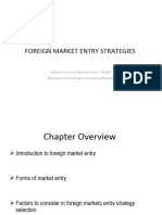 Foreign Market Entry PPT Nots