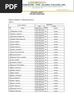 Ballistics Grading Sheet