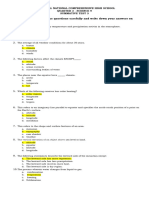 Quarter 3 - Science 9 - Summative 3