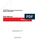 Data Manual: 3.3-V/5-V Dual Universal Asynchronous Receiver/Transmitter