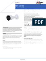 DH IPC HFW1439S1 LED S4 Cámara Bullet 4mp Full Color Ficha Técnica Dahua Español