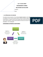 Relaciones de Inclusión Hiperonimia Meronimia