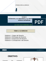 Unidad 1 El Derecho, Su Naturaleza y Su Relación Con Otras Esferas Normativas