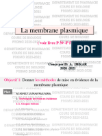 1 - Cours Membrane Plasmique