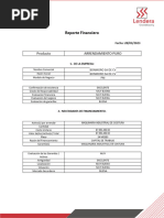 Reporte Financiero Bonmoro