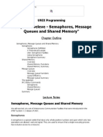 Chapter Tweleve - Semaphores, Message Queues and Shared Memory