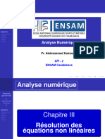 03-Equations Non Linéaires