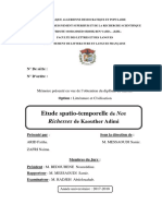 Etude Spatio Temporelle de Nos Richesses de Kaouther Adimi.