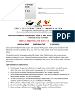 Mathematics 2024 Bece Mock 3 Jan Edition Question Paper Docx 1706271385259