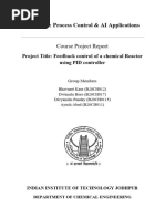 Group 2 - Feedback Control of A Chemical Reactor Using PID Controller