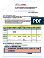 Rol de Evaluaciones 1º-2º-3º-4º