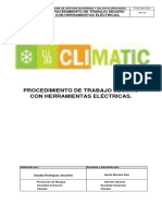 Procedimiento de Trabajo Seguro Con Herramientas Electricas V03