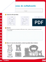 Problemas de Multiplicación