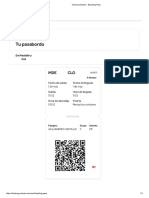 Avianca Checkin - Boarding Pass