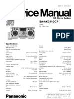 Panasonic Sa-Ak331gcp Svcmnls