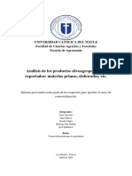 Analisis de Productos Silvoagropecuario