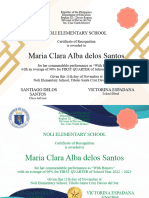 Deped Certificate Borders