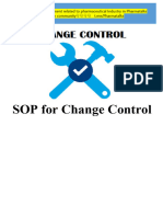 SOP of Change Control