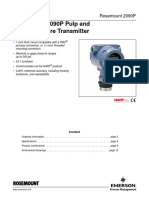 Rosemount 2090P Pulp and Paper Pressure Transmitter