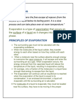 Evaporation Assignment