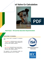 Control Valve CV Calculation