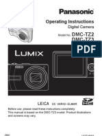 Digital Camera User Manual - Panasonic Lumix DMC-TZ3