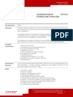 Concentrador Optico Standalone Gpon 3508: Tipo Del Producto