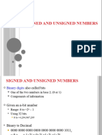 L2 - Signed and Unsigned Numbers