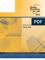 @WorldBank Report - Doing Business in #Yemen 2012