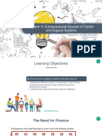 Chapter 9 Entrepreneurial Sources of Capital and Support Systems