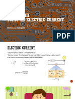 Topic 11 Electric Current