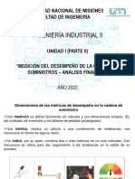 UNIDAD I - PARTE 2 - Medición Del Desempeño de La Cadena de Suministros