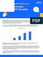 The Ultimate API Security Audit & VAPT Checklist