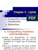 Biochemistry V. Liipids