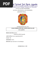 INFORME 2. Caracterizacion de Aceite Esencial