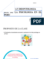 Rol de La Psicologia en El Peru