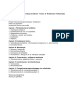 Estructura Informe Tecnico de Residencias Profesionales