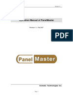 Panel Master Manual