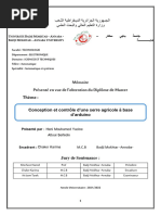 PFE - Conception Et Controle Dune Serre Agricole A Base Darduino