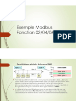 Exemple Modbus Fonction 03 10