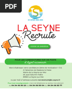 Recrutement Saison Été