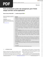 2023 Perioprosthodontic Pontic Site Management Part I Pontic Designs and Their