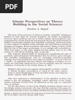 AJISS 10-1-2 Islamic Perspectives On Theory Ibrahim A. Ragab