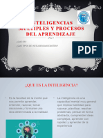 Inteligencias Múltiples y Procesos Del Aprendizaje