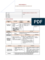 Sesión de Aprendizaje 5° Grado