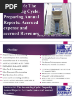 Lecture 6 The Accounting Cycle Preparing Annual Reports Bsaf